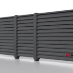 Ламели для забора жалюзи Luxe V RAL 7024 – порошковое покрытие, толщина 0,45 мм в Набережных Челнах | фото 6