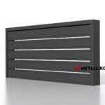 Планкен для забора 120 mm RAL 7024 – покрытие порошковое, толщина 0,45 мм в Набережных Челнах | фото 2