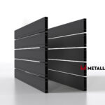 Планкен для забора 120 mm RAL 7024 – покрытие порошковое, толщина 0,45 мм в Набережных Челнах | фото 1