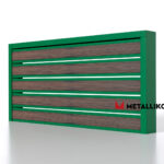 Планкен для забора Printec под дерево 120 mm RAL 6002 – покрытие полиэстер, толщина 0,45 мм в Набережных Челнах | фото 1
