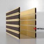 Планкен для забора Printec под дерево 120 mm RAL 1014 – покрытие матовое, толщина 0,45 мм в Набережных Челнах | фото 3