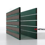 Планкен для забора Printec под дерево 120 mm RAL 6005 – покрытие матовое, толщина 0,45 мм в Набережных Челнах | фото 2