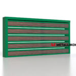 Планкен для забора Printec под дерево 120 mm RAL 6002 – покрытие полиэстер, толщина 0,45 мм в Набережных Челнах | фото 3