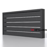 Планкен для забора ранчо 120 mm RAL 7024 – покрытие полиэстер, толщина 0,45 мм в Набережных Челнах | фото 4