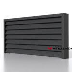 Ламели для забора жалюзи Premium U RAL 7024 – покрытие матовое, толщина 0,45 мм в Набережных Челнах | фото 3