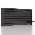 Ламели для забора жалюзи Premium U RAL 8019 – покрытие матовое, толщина 0,45 мм в Набережных Челнах | фото 4