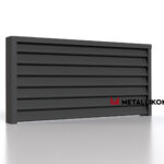 Ламели для забора жалюзи Premium U RAL 7024 – покрытие матовое, толщина 0,45 мм в Набережных Челнах | фото 4