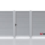 Ламели для забора жалюзи Premium U RAL 7004 – покрытие порошковое, толщина 0,45 мм в Набережных Челнах | фото 5